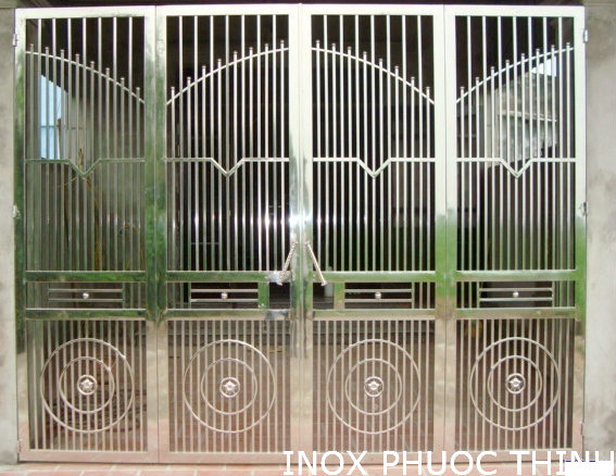 Cửa inox 4 cánh mở cửa inox 4 cánh mở